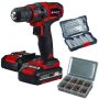 EINHELL Akumulatorska bušilica/odvijač +39 pribora + 200 srafova set TC-CD 18/35 Li 4513957 - slika 3