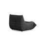 Atelier del Sofa Fotelja sa visokim naslonom Ving Chair Bocek Dark Grey - slika 3