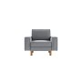 Atelier del Sofa 1-Seat Sofa Sparrow 1 Fog Grey Walnut - slika 2
