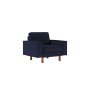 Atelier del Sofa 1-Seat Sofa Sparrow 1 Night Blue Walnut - slika 1