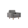 Atelier del Sofa 1-Seat Sofa Sparrow 1 Obsidian Walnut - slika 1