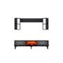 HANAH HOME TV polica Weny Bohem Fireplace Anthracite - slika 5