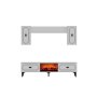 HANAH HOME TV polica Weny Bohem Fireplace White - slika 3