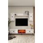 HANAH HOME TV polica Weny Bohem Fireplace White - slika 1