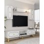 HANAH HOME TV polica Polen Bohem White - slika 2