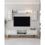 HANAH HOME TV polica Polen Bohem White - slika 1