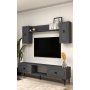 HANAH HOME TV polica Weny Anthracite - slika 2