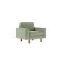 Atelier del Sofa 1-Seat Sofa Sparrow 1 Sea Green Walnut - slika 1