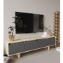 HANAH HOME TV polica Lazio Sapphire Oak Anthracite - slika 2