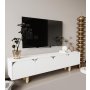 HANAH HOME TV polica Lazio White - slika 2