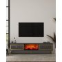 HANAH HOME TV polica Orion Fireplace - Anthracite Gold - slika 1