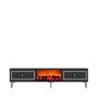 HANAH HOME TV polica Orion Fireplace - Anthracite Silver - slika 3