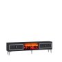 HANAH HOME TV polica Orion Fireplace - Anthracite Silver - slika 4