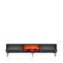HANAH HOME TV polica Orion Fireplace - Anthracite Silver - slika 5
