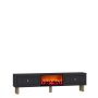 HANAH HOME TV polica Dario Bohem Fireplace - Anthracite - slika 5