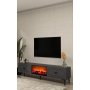 HANAH HOME TV polica Weny Bohem Fireplace - Anthracite - slika 2