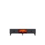 HANAH HOME TV polica Weny Bohem Fireplace - Anthracite - slika 3