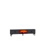 HANAH HOME TV polica Weny Bohem Fireplace - Anthracite - slika 4
