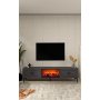 HANAH HOME TV polica Weny Bohem Fireplace - Anthracite - slika 1