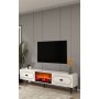 HANAH HOME TV polica Weny Bohem Fireplace - White - slika 2