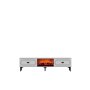 HANAH HOME TV polica Weny Bohem Fireplace - White - slika 3