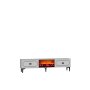 HANAH HOME TV polica Weny Bohem Fireplace - White - slika 4
