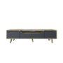 HANAH HOME TV polica Roma 180 Sapphire Oak Anthracite - slika 4