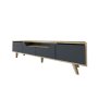 HANAH HOME TV polica Roma 180 Sapphire Oak Anthracite - slika 5