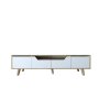 HANAH HOME TV polica Roma 180 Sapphire Oak White - slika 4