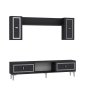 HANAH HOME TV polica Orion Anthracite Silver - slika 4