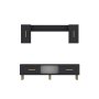 HANAH HOME TV polica Yosun Bohem Anthracite Sapphire Oak - slika 3