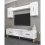 HANAH HOME TV polica Yosun Bohem White Sapphire Oak - slika 2
