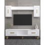 HANAH HOME TV polica Yosun Bohem White Sapphire Oak - slika 1