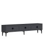 HANAH HOME TV polica Yuka 180 Anthracite - slika 4