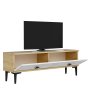 HANAH HOME TV polica Yuka 120 Sapphire Oak White - slika 5