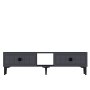 HANAH HOME TV polica Yuka 150 Anthracite - slika 3