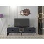 HANAH HOME TV polica Yuka 150 Anthracite - slika 1