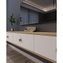 HANAH HOME TV polica Zuzu 180 Sapphire Oak White - slika 3