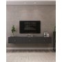 HANAH HOME TV polica Zuzu 180 Anthracite - slika 1
