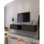 HANAH HOME TV polica Zuzu 150 Anthracite - slika 2