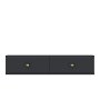 HANAH HOME TV polica Zuzu 120 Anthracite Gold - slika 4