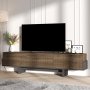 HANAH HOME TV polica Hege Walnut Black - slika 2