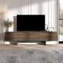 HANAH HOME TV polica Hege Walnut Black - slika 1