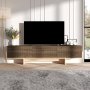 HANAH HOME TV polica Hege Walnut Sapphire Oak - slika 1
