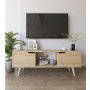 HANAH HOME TV polica Siena Sapphire Oak - slika 1