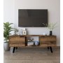 HANAH HOME TV polica Siena Walnut - slika 1