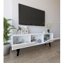 HANAH HOME TV polica Siena White - slika 3