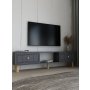 HANAH HOME TV polica Dario Bohem - Anthracite - slika 2