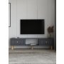 HANAH HOME TV polica Dario Bohem - Anthracite - slika 1