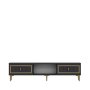 HANAH HOME TV polica Orion - Anthracite Gold - slika 3